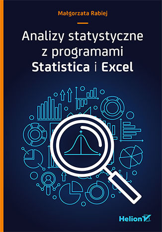 Okładka książki Analizy statystyczne z programami Statistica i Excel