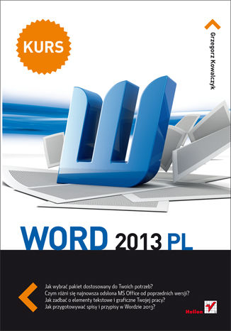 Okładka:Word 2013 PL. Kurs 