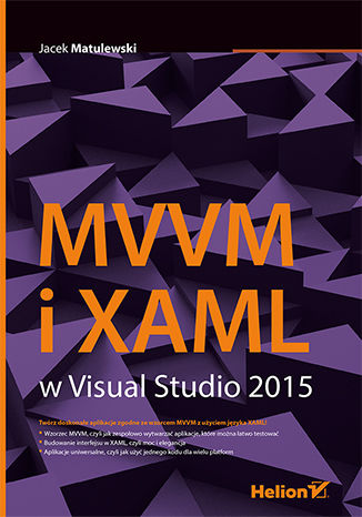 Okładka książki MVVM i XAML w Visual Studio 2015