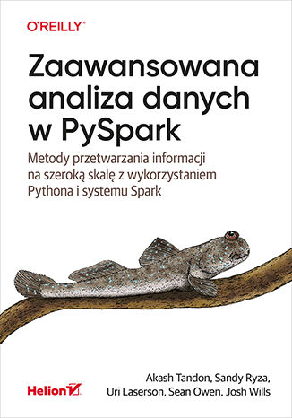 Okładka:Zaawansowana analiza danych w PySpark. Metody przetwarzania informacji na szeroką skalę z wykorzystaniem Pythona i systemu Spark 