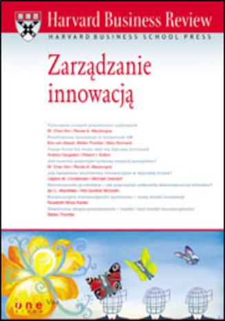 Okładka: Harvard Business Review. Zarządzanie innowacją