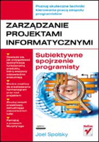 Okładka: Zarządzanie projektami informatycznymi. Subiektywne spojrzenie programisty