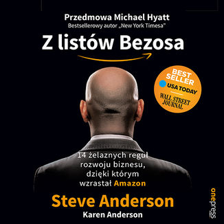 Okładka: Z listów Bezosa. 14 żelaznych reguł rozwoju biznesu, dzięki którym wzrastał Amazon