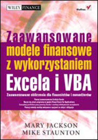 Okładka książki/ebooka Zaawansowane modele finansowe z wykorzystaniem Excela i VBA