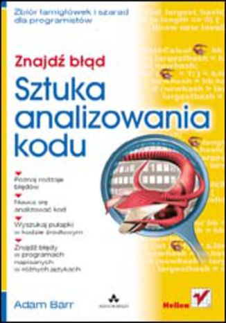 Okładka: Znajdź błąd. Sztuka analizowania kodu
