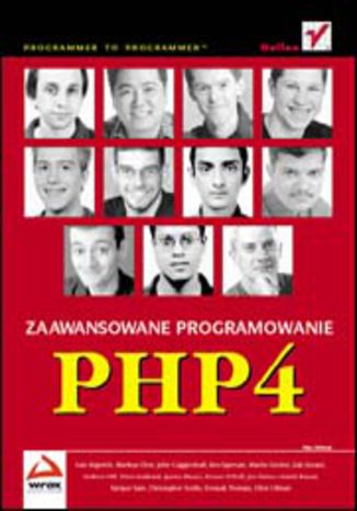 PHP4. Zaawansowane programowanie praca zbiorowa - okładka książki
