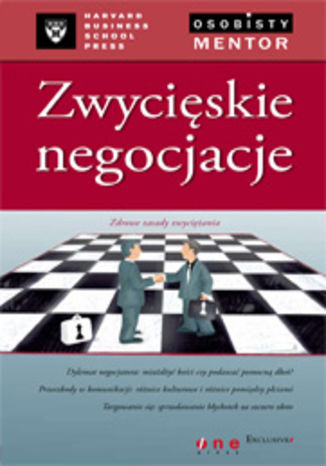 Okładka: Zwycięskie negocjacje. Osobisty mentor -- Harvard Business School Press