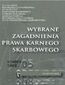 Wybrane zagadnienia prawa karnego skarbowego