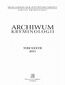 Archiwum Kryminologii, tom XXXVII 2015