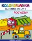Pojazdy. Kolorowanka dla dzieci od lat 3