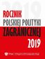 Rocznik Polskiej Polityki Zagranicznej 2019