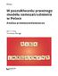 W poszukiwaniu prawnego modelu samozatrudnienia w Polsce. Analiza prawnoporównawcza