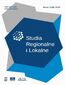 Studia Regionalne i Lokalne nr 2(96)/2024