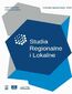 Studia Regionalne i Lokalne Ukrainian Special Issue, 2024