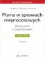 Pisma w sprawach nieprocesowych. Wzory pism z objaśnieniami