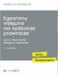 Egzaminy wstępne na aplikacje prawnicze. Testy komentarze