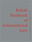 2012 Polish Yearbook of International Law vol. XXXII