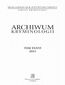 Archiwum Kryminologii, tom XXXVI 2014