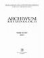 Archiwum Kryminologii, tom XXXV 2013