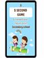5 Second game. Extended level matura exam. Secondary school