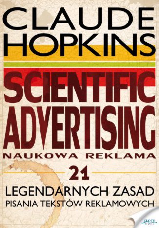 Scientific Advertising Claude Hopkins - okladka książki