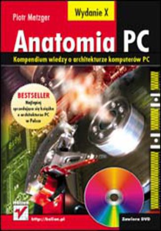 Anatomia PC. Wydanie X Piotr Metzger - okladka książki