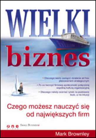 Wielki biznes. Czego możesz nauczyć się od największych firm Mark Brownley - okladka książki