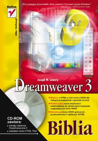 Dreamweaver 3. Biblia Joseph W. Lowery - okladka książki
