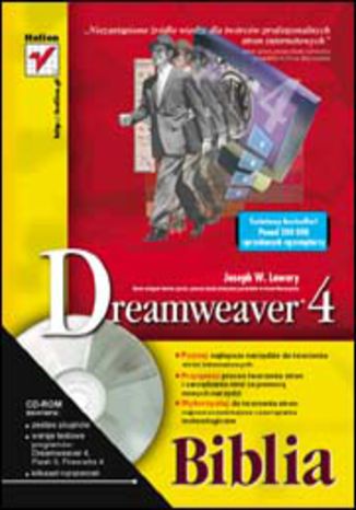 Dreamweaver 4. Biblia Joseph W. Lowery - okladka książki