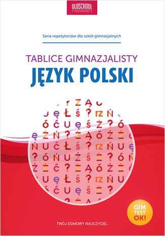 Język polski. Tablice gimnazjalisty Praca zbiorowa - okladka książki