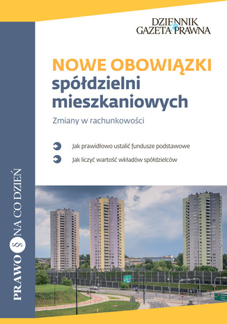 Nowe obowiązki spółdzielni mieszkaniowych Katarzyna Trzpioła - okladka książki