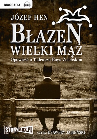 Błazen wielki mąż Józef Hen - okladka książki