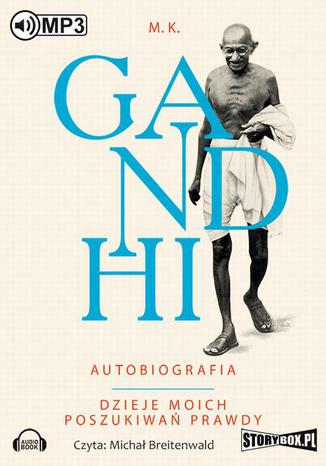 Gandhi Autobiografia Dzieje moich poszukiwań prawdy M. K. Gandhi - okladka książki