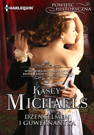 Dżentelmen i guwernantka Kasey Michaels - okladka książki