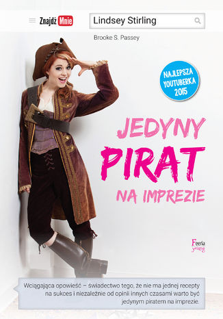 Jedyny pirat na imprezie Lindsey Stirling - okladka książki