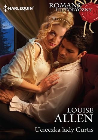 Ucieczka lady Curtis Louise Allen - okladka książki