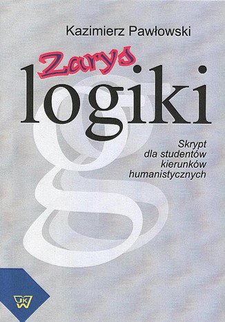 Zarys logiki Kazimierz Pawłowski - okladka książki