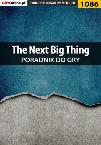 The Next Big Thing - poradnik do gry Katarzyna "Kayleigh" Michałowska - okladka książki