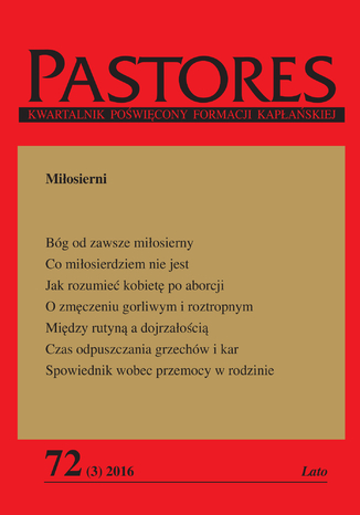Pastores 72 (3) 2016 Zespół Redakcyjny - okladka książki