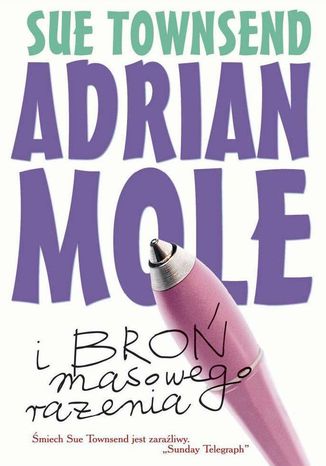Adrian Mole i broń masowego rażenia Sue Townsend - okladka książki