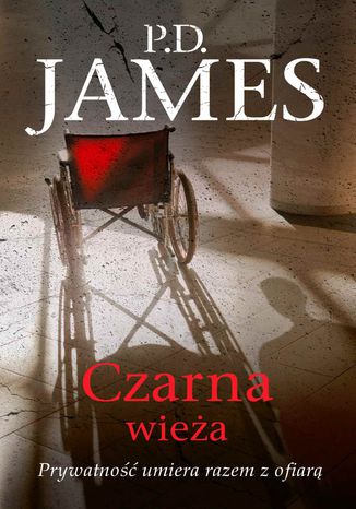 Czarna wieża P.D. James - okladka książki