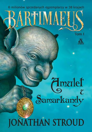 Amulet z Samarkandy Jonathan Stroud - okladka książki