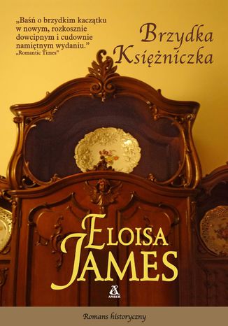Brzydka księżniczka Eloisa James - okladka książki