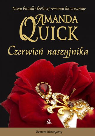 Czerwień naszyjnika Amanda Quick - okladka książki
