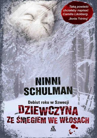 Dziewczyna ze śniegiem we włosach Ninni Schulman - okladka książki