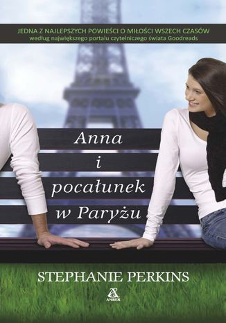 Anna i pocałunek w Paryżu Stephanie Perkins - okladka książki