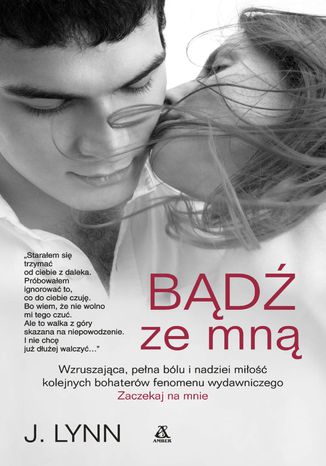 Bądź ze mną J. Lynn - okladka książki