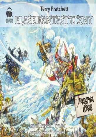 Blask fantastyczny Terry Pratchett - okladka książki