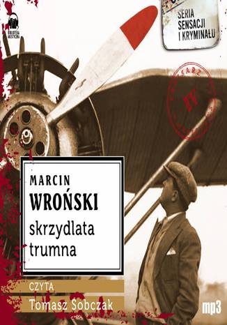 Skrzydlata trumna Marcin Wroński - okladka książki