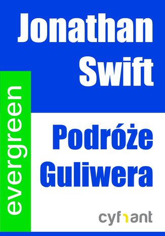 Podróże Gulliwera Jonathan Swift - okladka książki